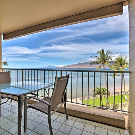 Beachfront Kihei Sanctuary With Lanai And Ocean Views! Exteriör bild