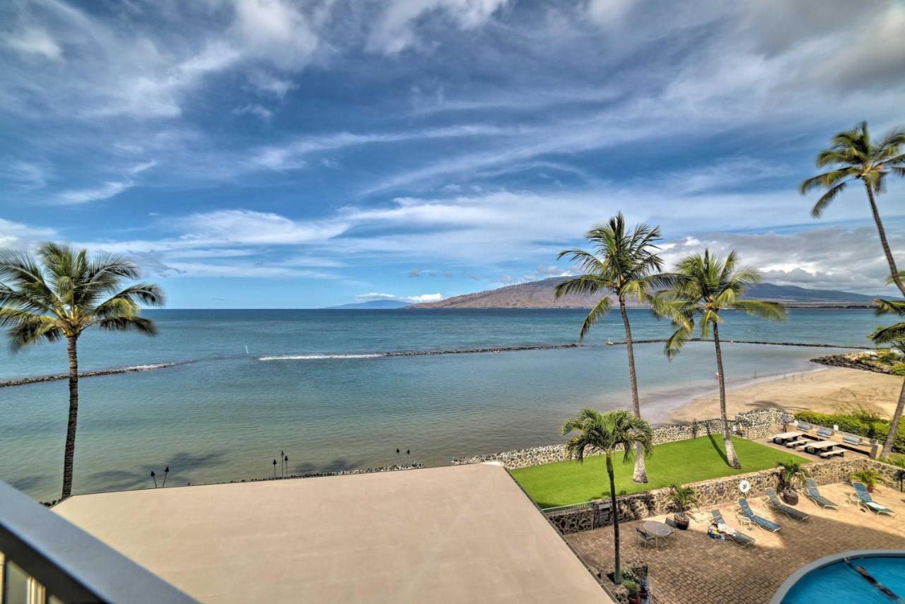 Beachfront Kihei Sanctuary With Lanai And Ocean Views! Exteriör bild