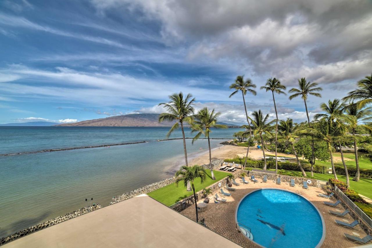 Beachfront Kihei Sanctuary With Lanai And Ocean Views! Exteriör bild