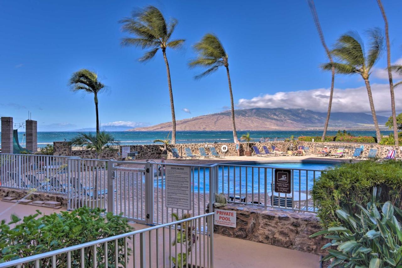 Beachfront Kihei Sanctuary With Lanai And Ocean Views! Exteriör bild