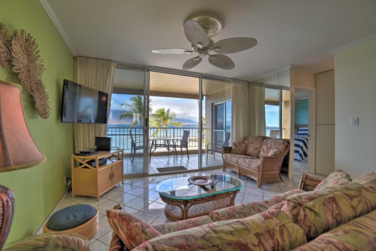 Beachfront Kihei Sanctuary With Lanai And Ocean Views! Exteriör bild