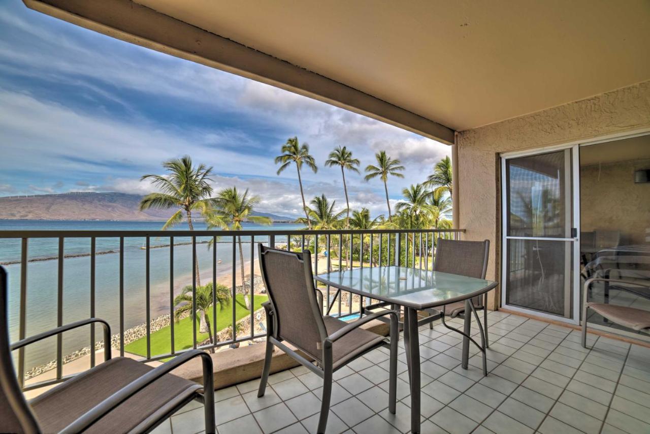 Beachfront Kihei Sanctuary With Lanai And Ocean Views! Exteriör bild